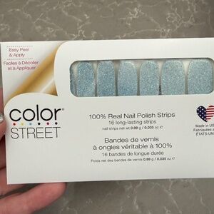 Color Street Nail Polish Strips, Blue Diamond